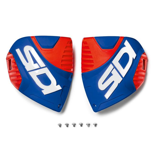 Sidi Crossfire 3 Shin Plate Blue Red Fluro White