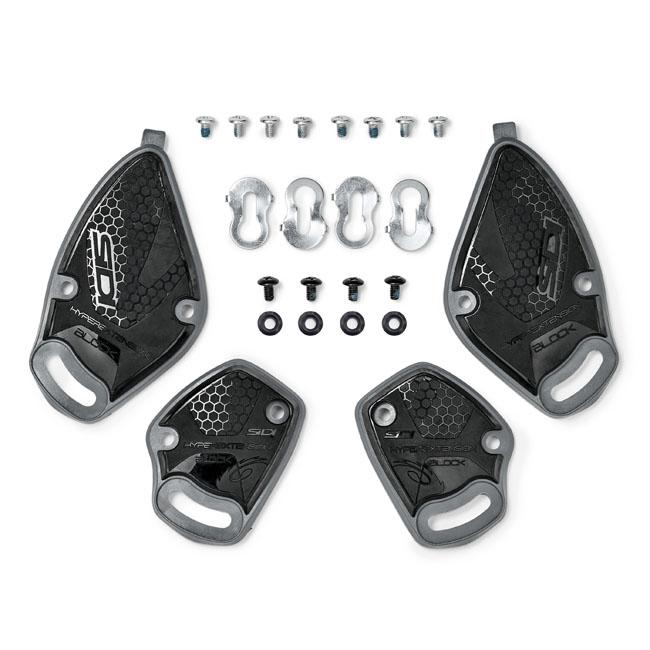 Sidi Crossfire 3 Leg Hyper Extension Block Black Grey