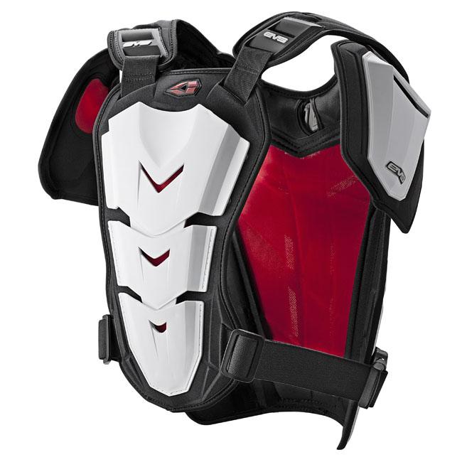EVS Rv5 Roost Body Armour White Youth