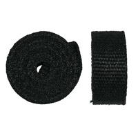 Mcs Fibreglass Exhaust Wrap 3M X 50Mm X 3Mm Black