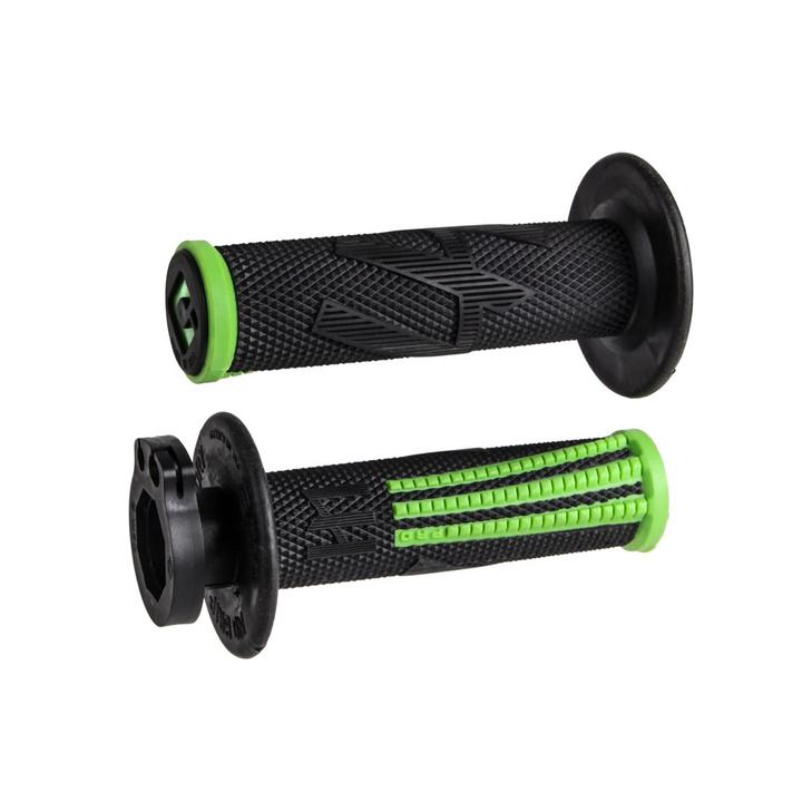 ODI MX V2 Emig Pro Lockon Grip Green Black