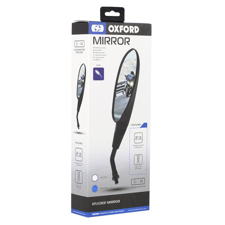Oxford Mirror Oval Right 10Mm