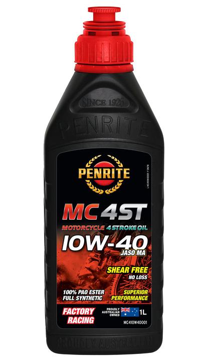 Penrite Mc-4St 10W-40 100 Percent Pao Ester Full Synthetic Engine Oil 1L