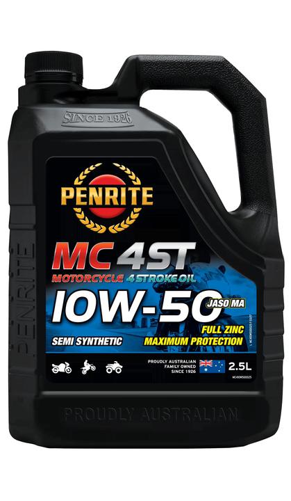 Penrite Mc-4St 10W-50 Semi Synthetic Engine Oil 2.5L