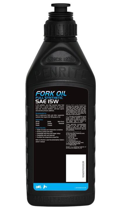 Penrite Motorcycle Fork Oil 15W 1L