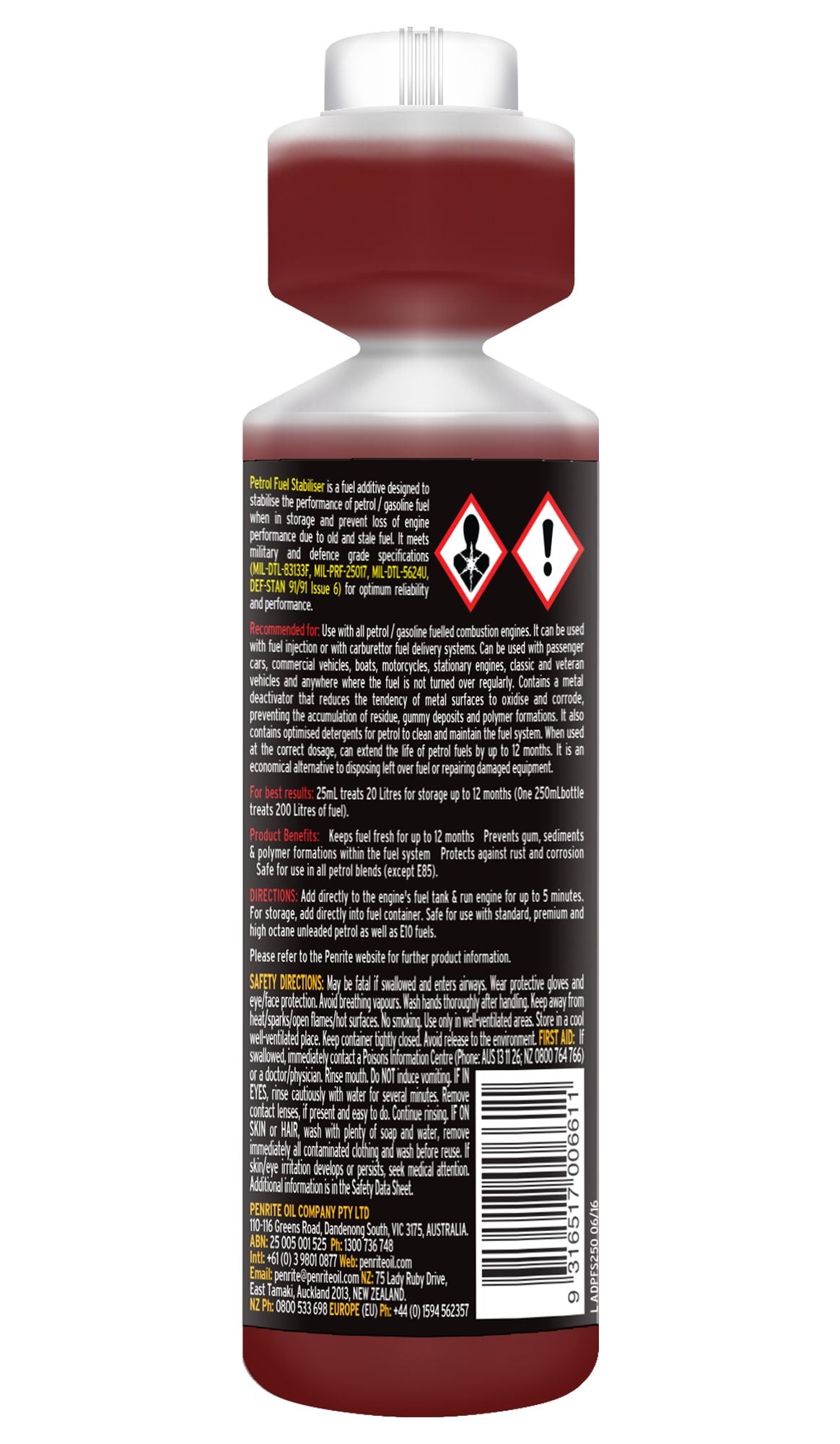Penrite Petrol Fuel Stabiliser