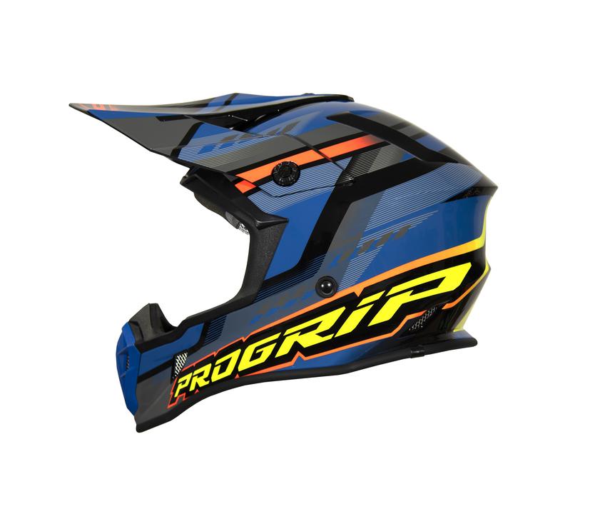 Progrip 3180 Blue Petrol Helmet