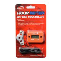 RHK Orange Hour Meter - Includes Free Mounting Bracket