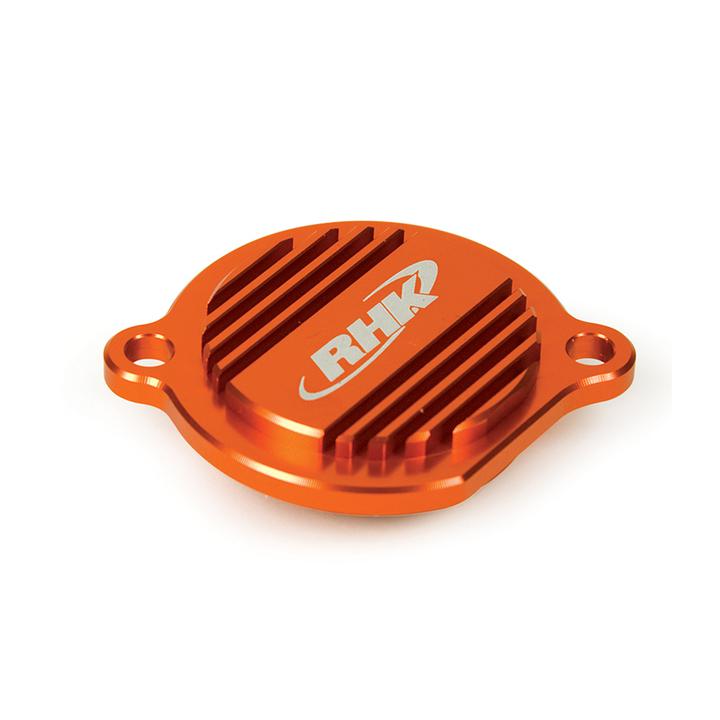 RHK Oil Filter Cover KTM 450/500 12-16 Orange