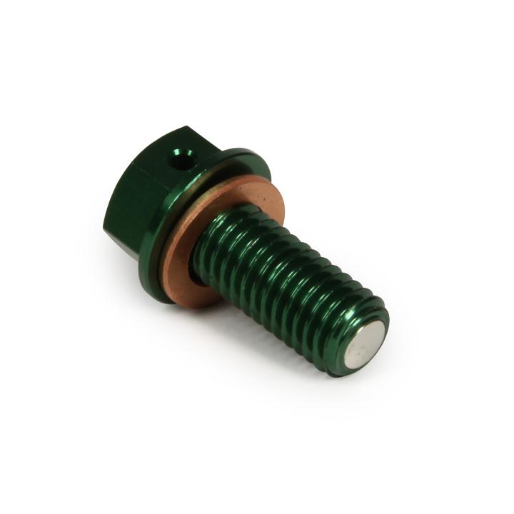 RHK Kawasaki Magnetic Sump / Drain Plug Green