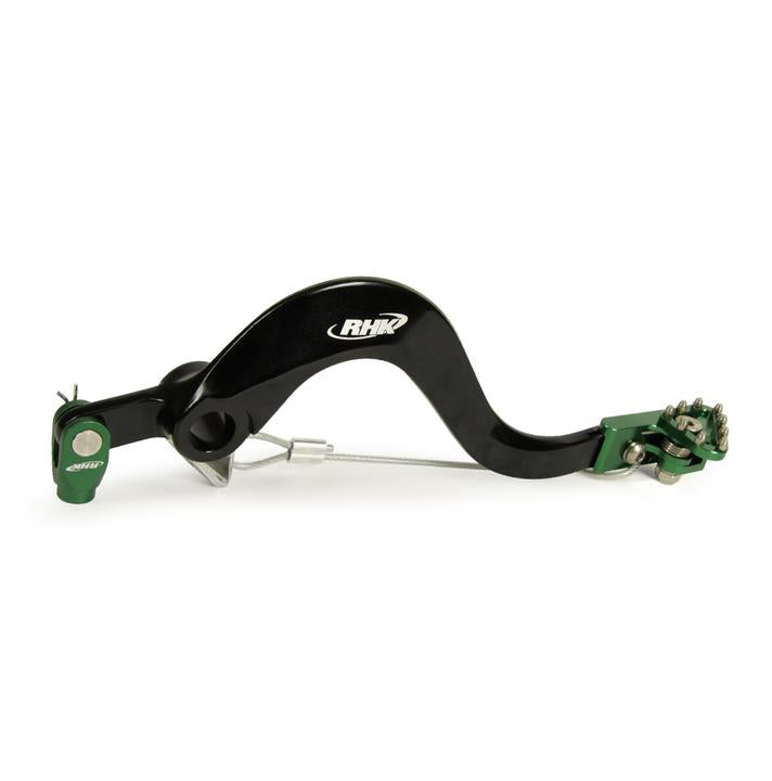 RHK Forged Alloy Brake Pedals Kawasaki KX 450 F 2006-20 Klx 450 R 2008-2022 Green
