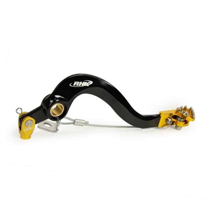 RHK Forged Alloy Brake Pedals Yamaha YZ 250 F 10-On Wr250F 15-On Gold