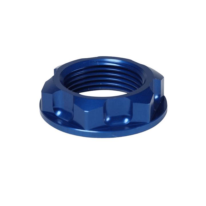 RHK Steering Head Nut Yamaha Suzuki Blue