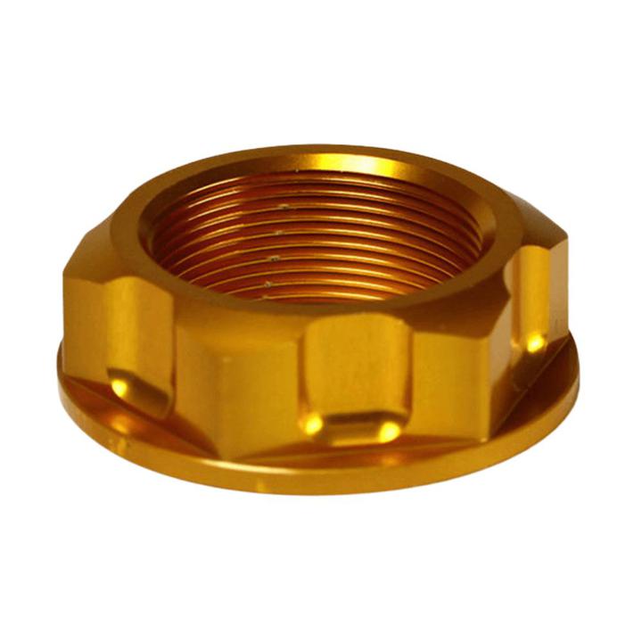 RHK Steering Head Nut Yamaha Suzuki Gold