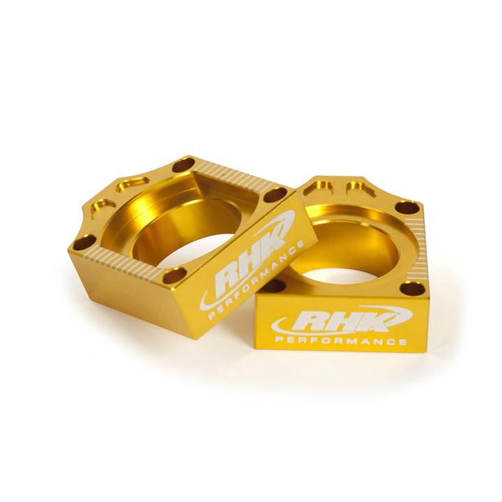 RHK Yamaha Gold Axle Blocks YZ 250 F 2009-2011