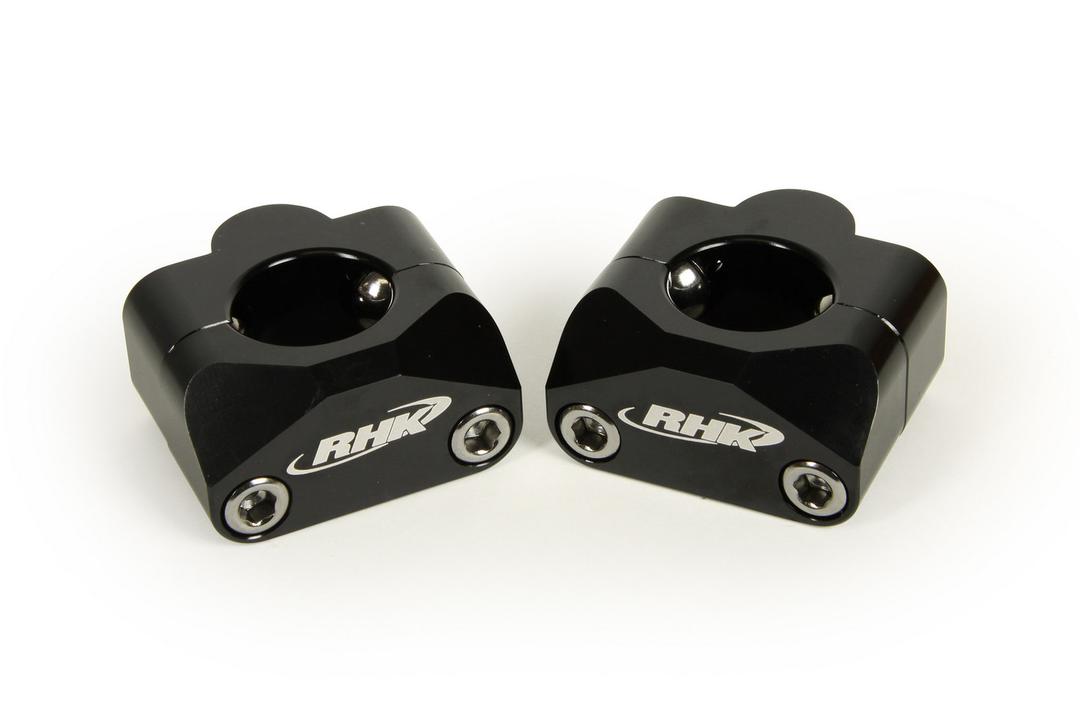RHK Black Universal Tapered 1 1/8 Bar Mounts