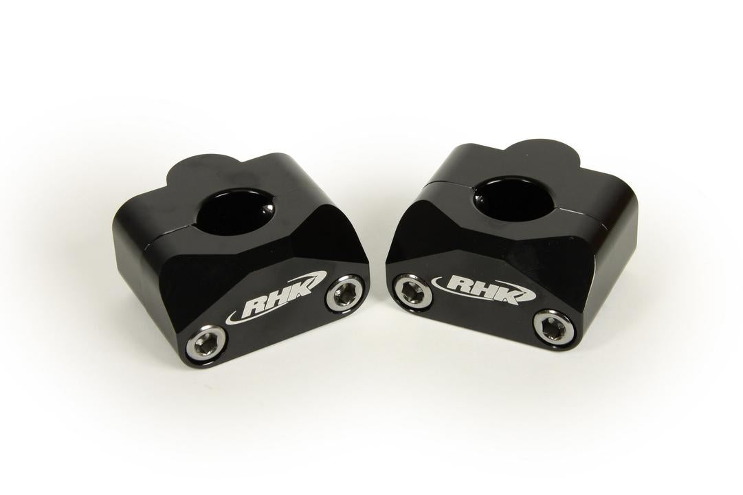 RHK Black 20Mm Universal Standard 7/8 Bar Mounts