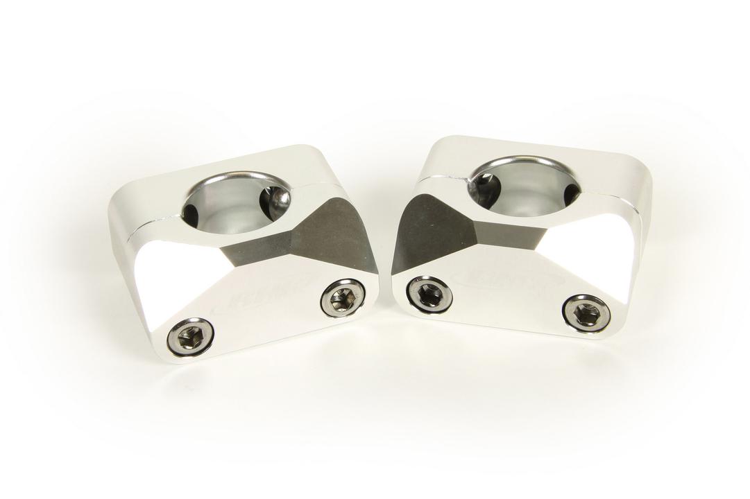 RHK Silver 20Mm Universal Tapered 1 1/8 Bar Mounts