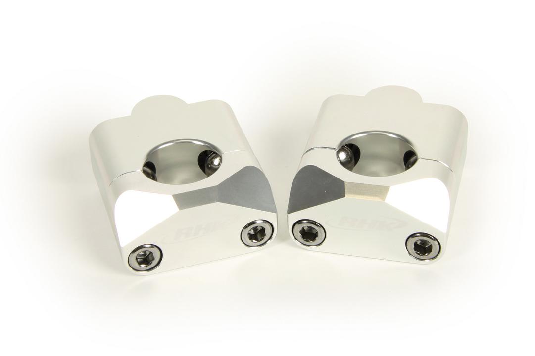 RHK Silver Universal Tapered 1 1/8 Bar Mounts