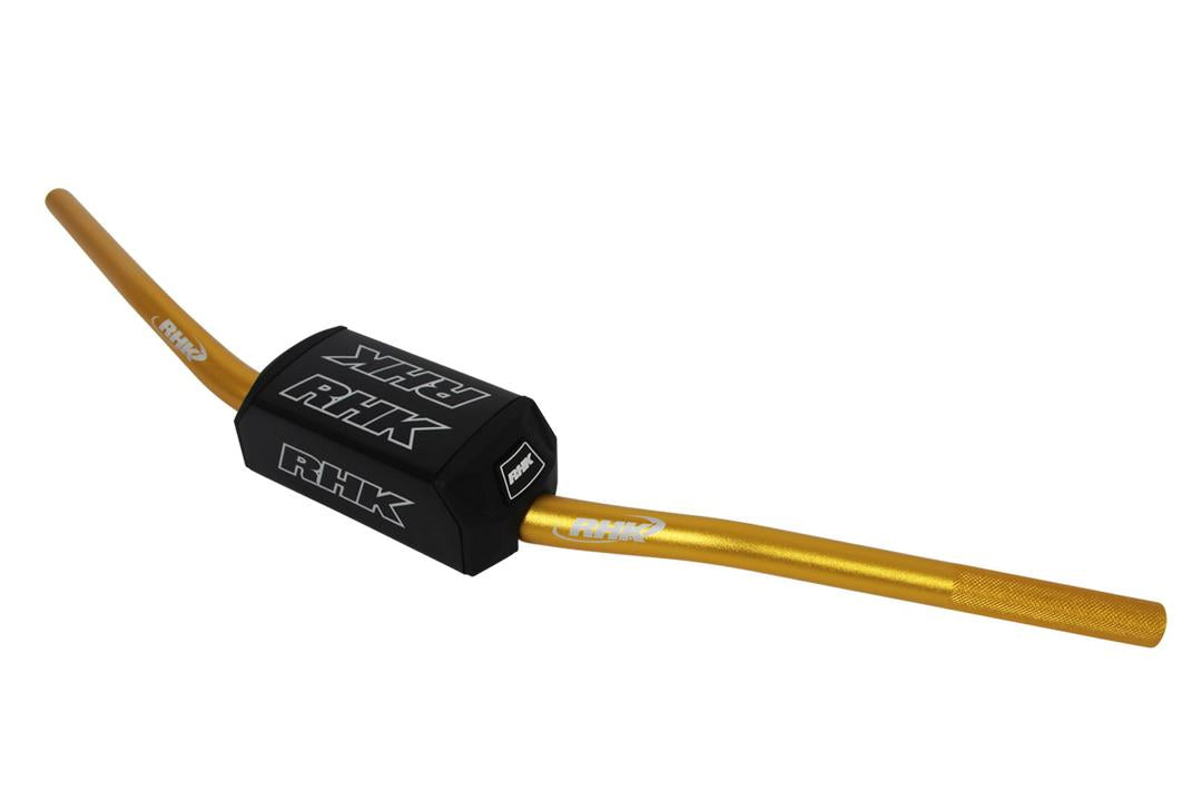 RHK Carmichael Tapered Handlebar Gold With Black Bar Pad