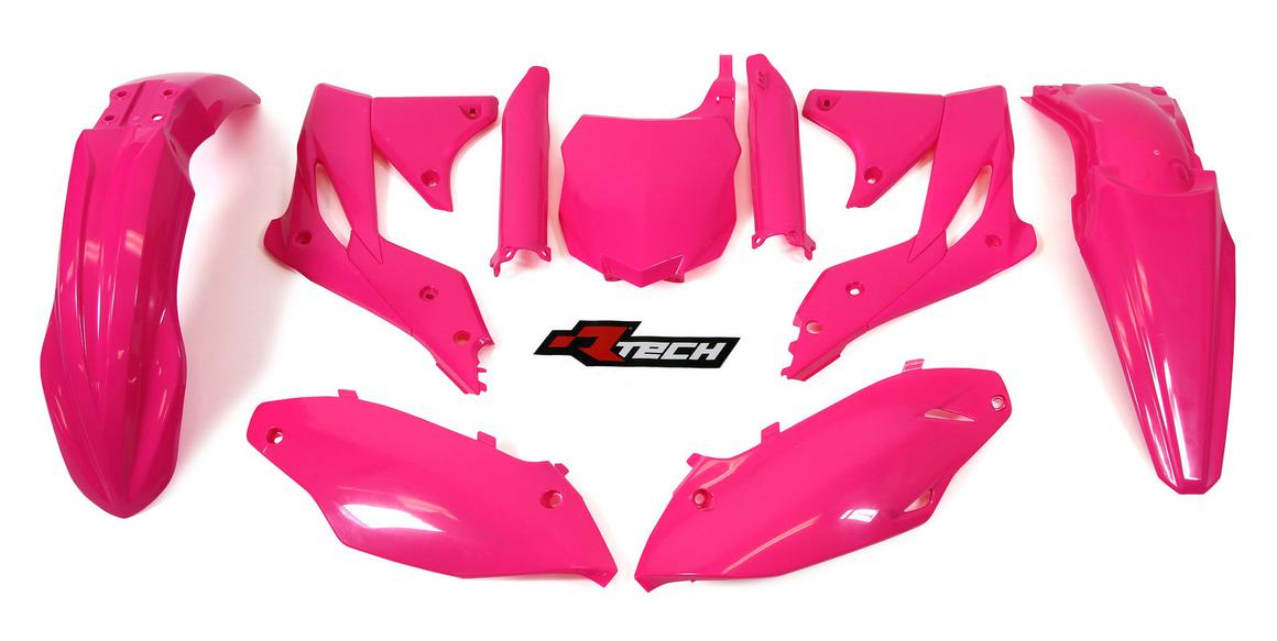 Rtech Kawasaki Plastic Kit KXF 250 2013-2016 Neon Pink Limited Edition