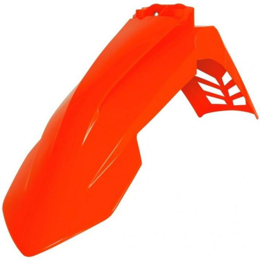Rtech KTM SX/SX-F 125-450 2016-2022 Exc/Exc-F 125-500 2017-2022 Vented Front Fender Neon Orange
