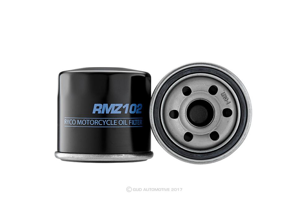Ryco Motorcycle Oil Filter RMZ 102 (Kn - 138) For Apr/Arc/Bim/Cag/Kaw/Kym/Sach/Suz
