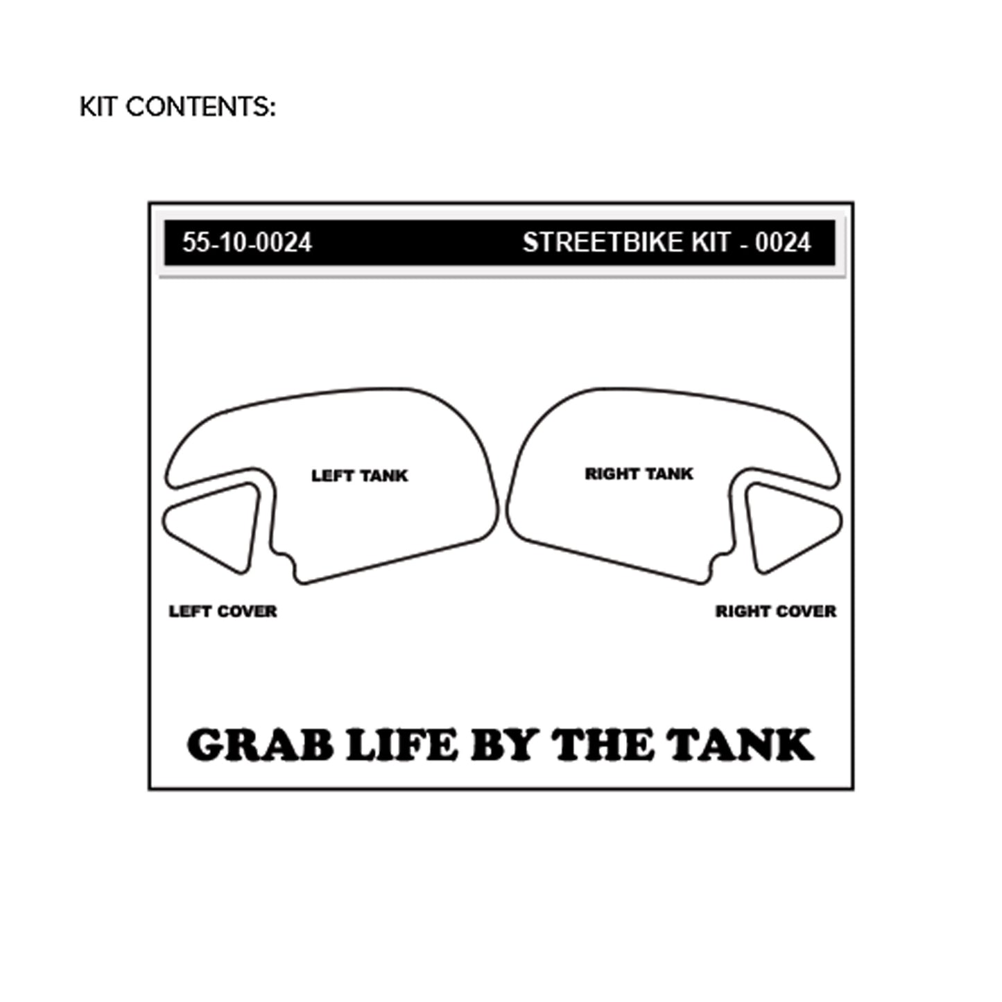 Stompgrip Streetbike Kit Clear Fits Honda 13-19 Cbr600Rr