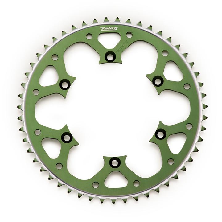 Talon Radialite Alloy Rear Sprocket Green Fits Kawasaki KX 125 250 500 1982-2008