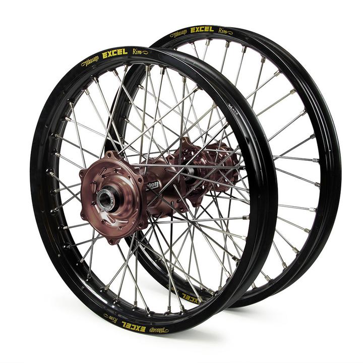 Husqvarna Talon / Excel Snr MX Black Rims / Mag Hubs Wheel Set Tc-Fc 125-250-350-450 2015 (21X1.6 / 19X2.15)