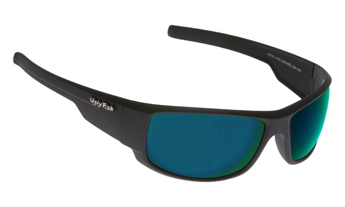 Ugly Fish Cannon Matt Black Frame, Green Lens