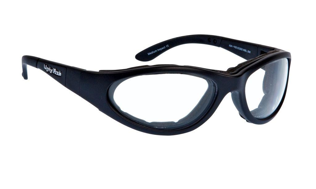 Ugly Fish Glide Matt Black Frame, 3Pk Lens