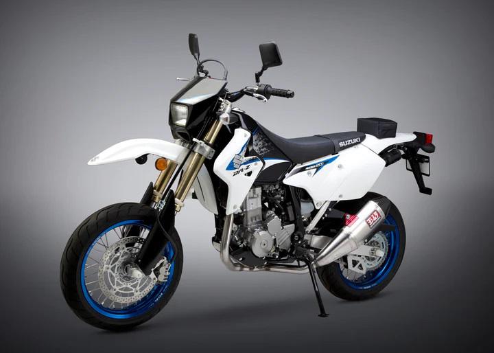 Yoshimura Suzuki Drz 400 S/Sm RS-4 Stainless Full Exhaust, W/ Aluminum Mufflers