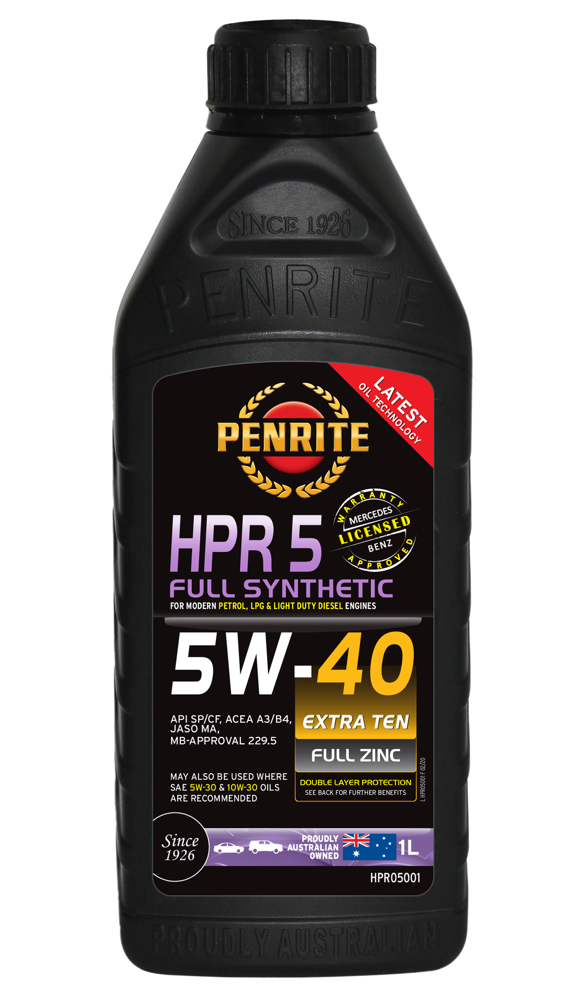 Penrite HPR 5 5W-40 Full Synthetic 1 Ltr