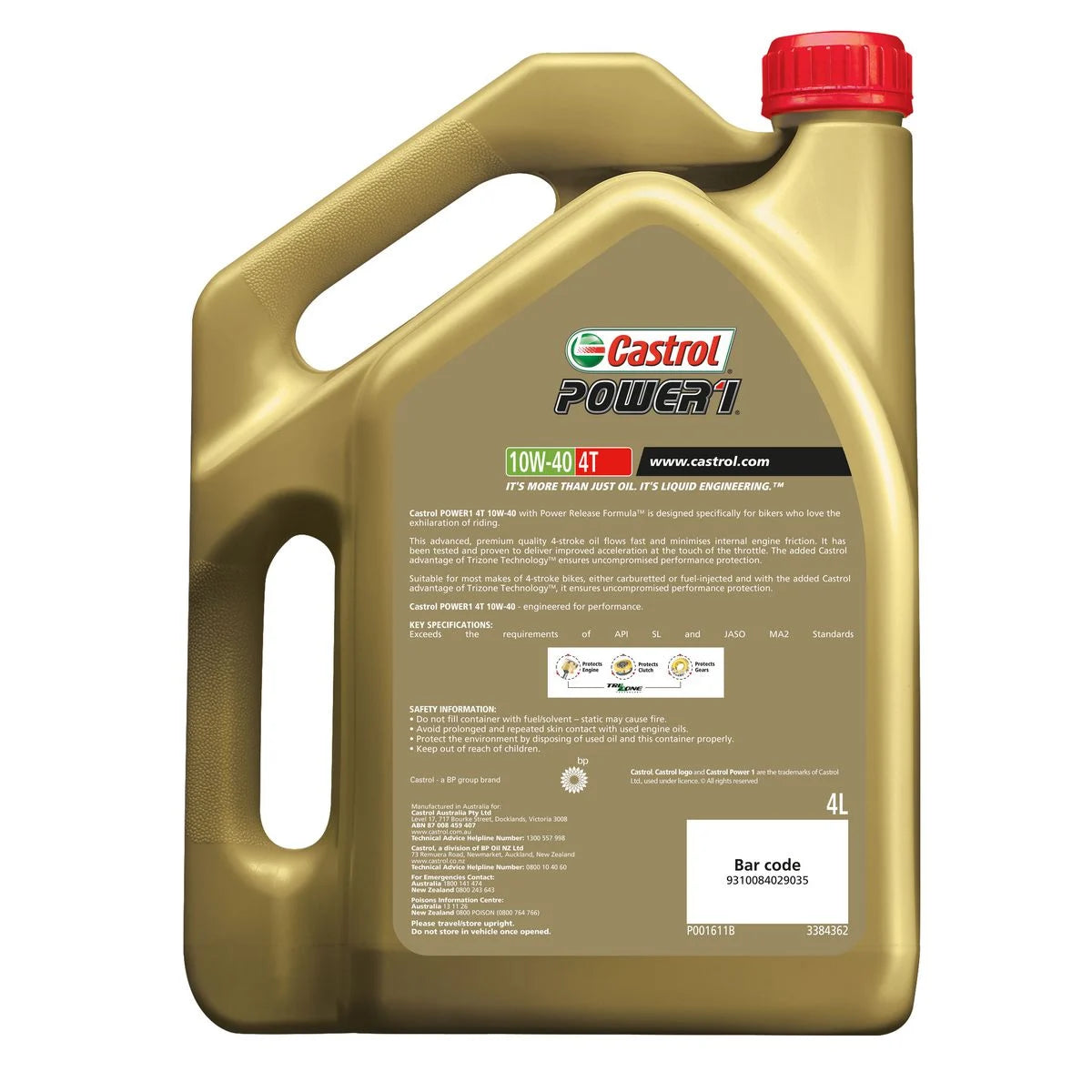 Castrol Power 1 Gps 10W40 4L