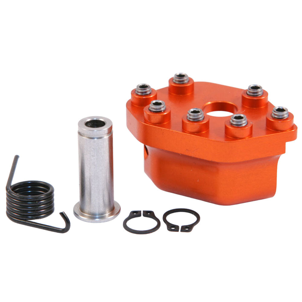 Hammerhead Orange Brake Pedal Rotating Tip with Hardware