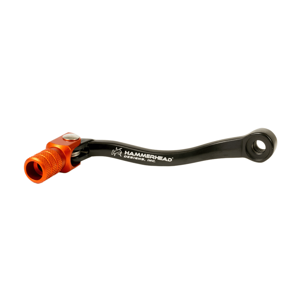 Hammerhead KTM Forged Black/Orange Gear Lever Knurled Tip - 65 SX 2009-On (+0mm)