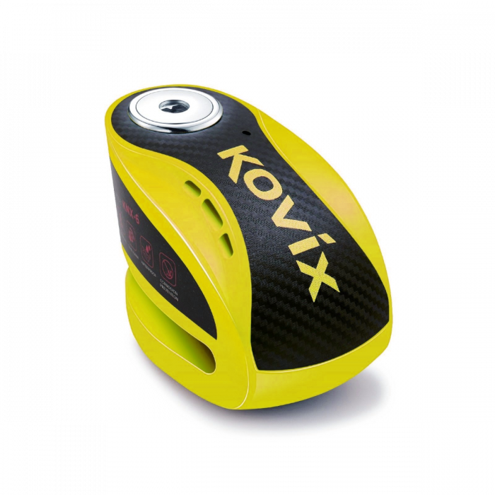 Kovix Alarmed Disc Lock Yellow