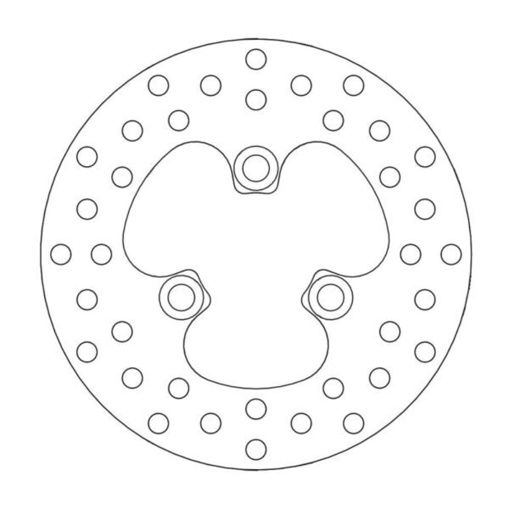 Moto-Master Kawasaki Left Front Round Series Disc KFX 400 2003-2006