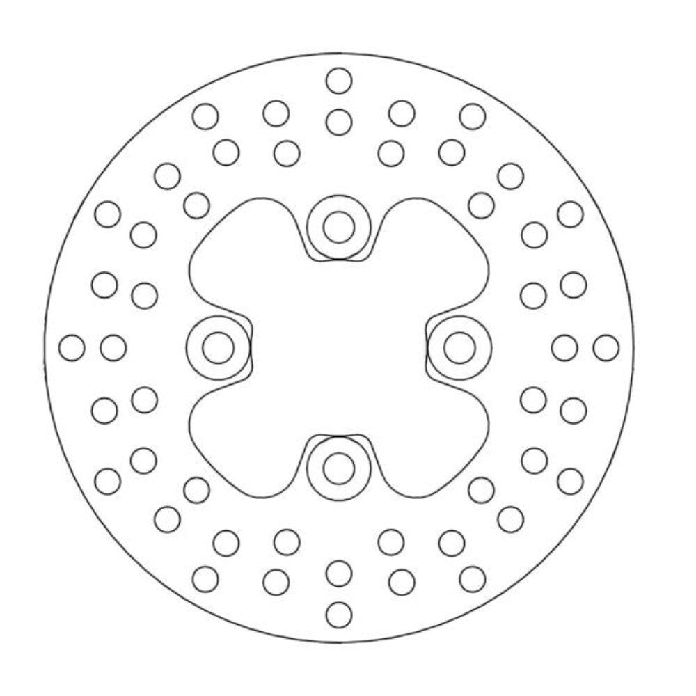 Moto-Master Yamaha Left Front Round Series Disc Banshee SP 200 2006-2006
