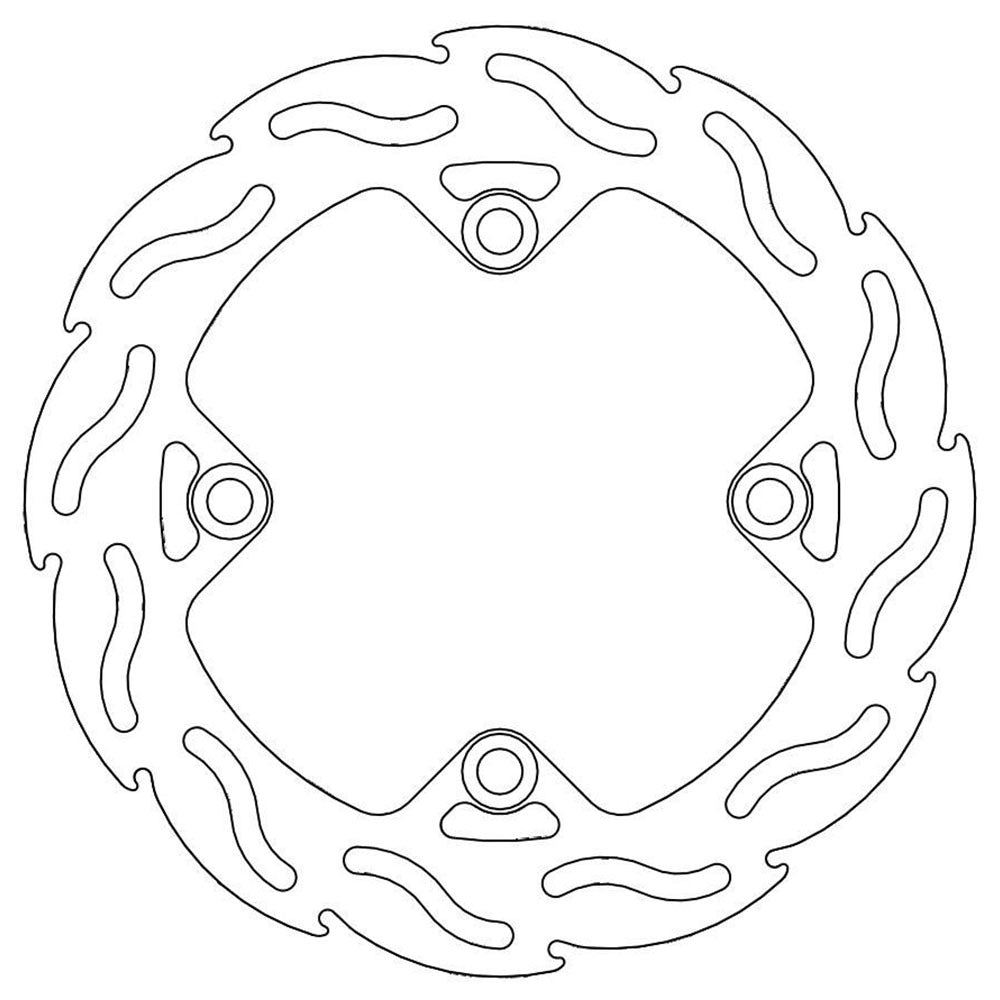 Moto-Master Honda Rear Flame Series Disc (MM-110204)
