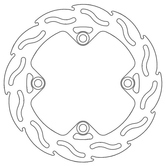 Moto-Master Honda Rear Flame Series Disc (MM-110204)