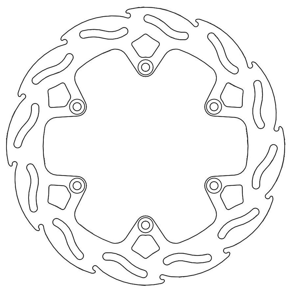 Moto-Master Husaberg Rear Flame Series Disc (MM-110218)
