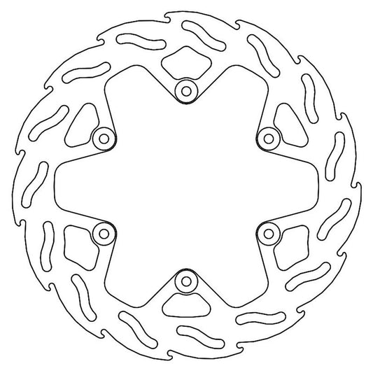 Moto-Master Yamaha Rear Flame Series Disc (MM-110227)