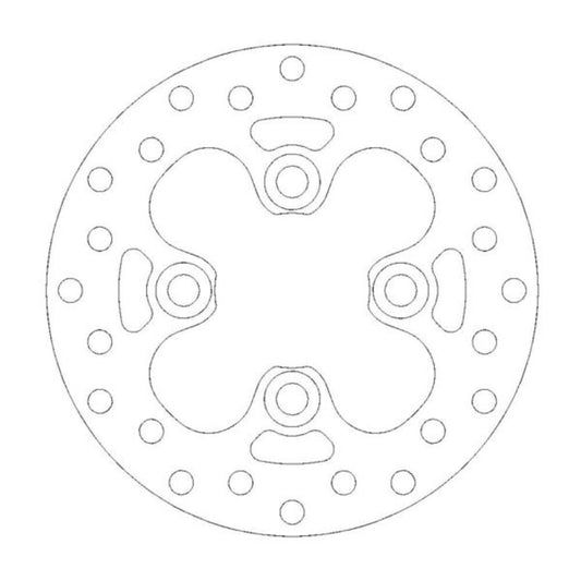 Moto-Master Kawasaki Left Front Round Series Disc KFX 450 R 2008-On