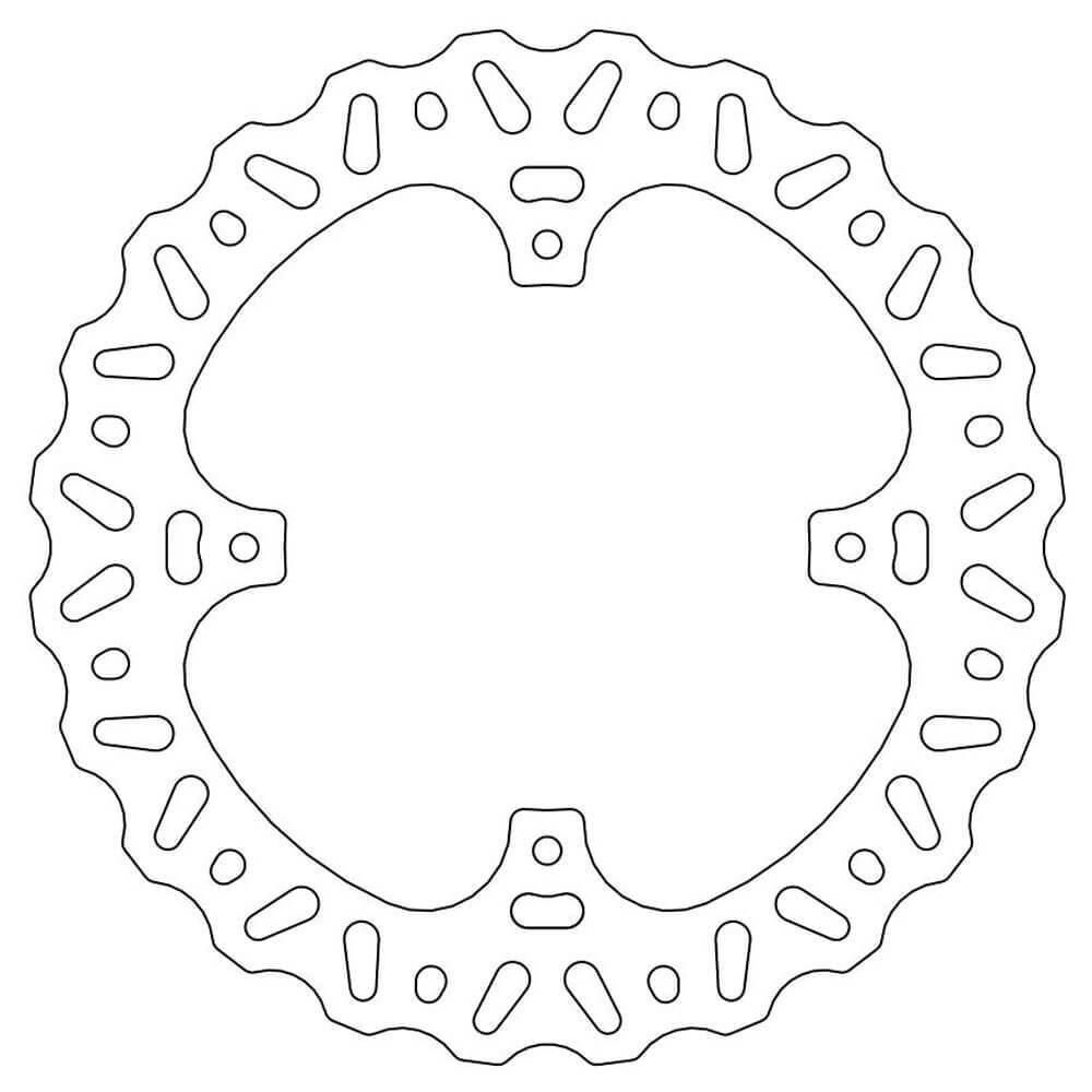 Moto-Master Honda Rear Nitro Series Disc (MM-110356)