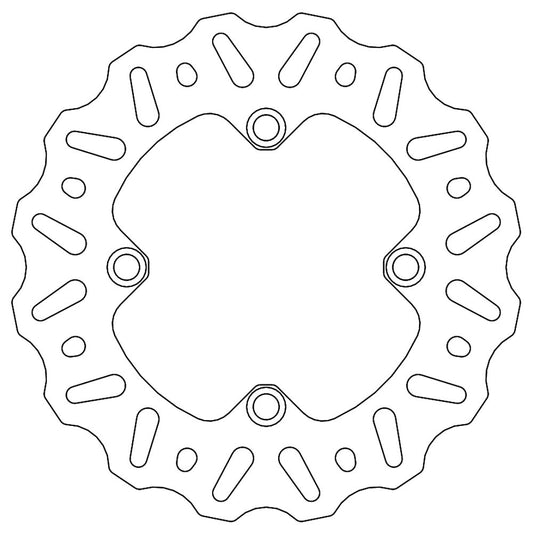 Moto-Master Kawasaki Rear Nitro Series Disc (MM-110361)