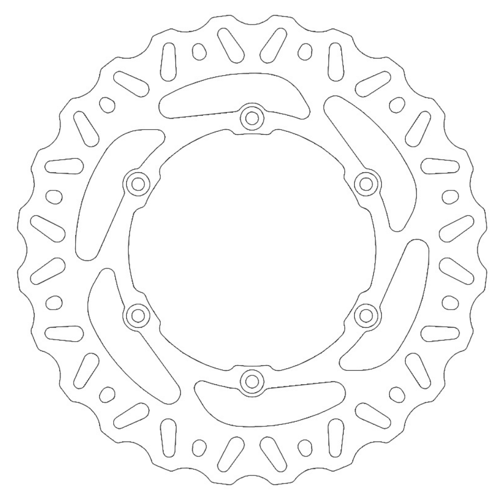 Moto-Master Suzuki Rear Nitro Series Disc (MM-110376)