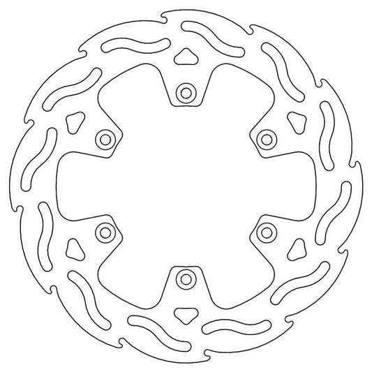 Moto-Master Kawasaki Rear Flame Series Disc (MM-110384)
