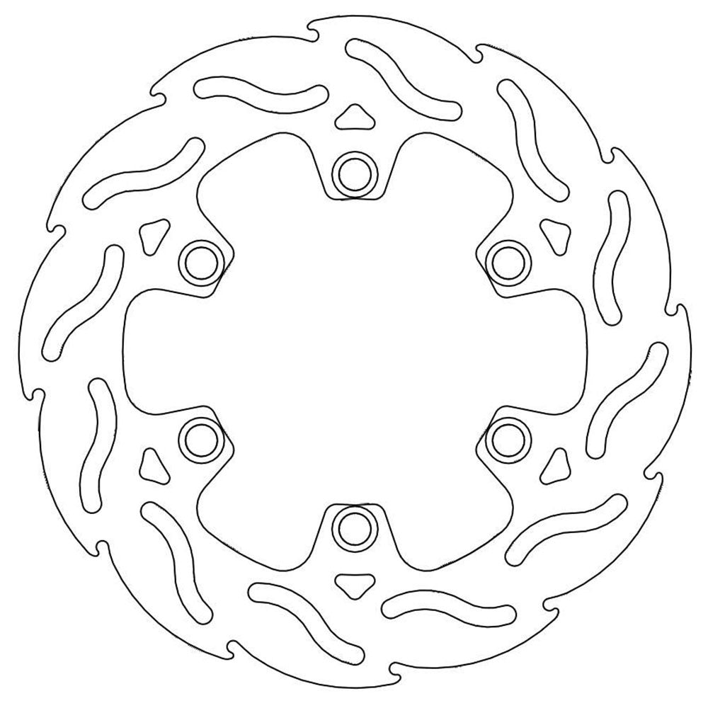 Moto-Master Kawasaki Rear Flame Series Disc (MM-110385)